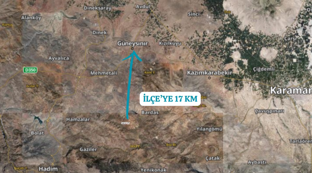 KONYA GÜNEYSINIR HABİLLER KÖYÜNDE 1.762 M²TARLAMIZ SATILIKTIR - KONYA GÜNEYSINIR fotoğraf 11
